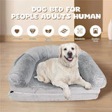 *🐾 Comfortable Foldable Human Dog Bed for Large Dogs – Orthopedic, Washable, and Perfect for Napping! 💤