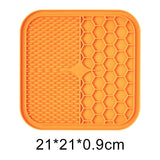 *Silicone Dog Lick Mat - Slow Feeder, Anxiety Relief, Pet Feeding Pad, Dishwasher Safe