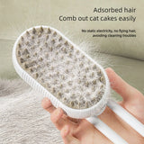 *PetPamper 3-in-1 Steam Grooming Brush - Dog & Cat Grooming Tool, Pet Hair Removal, Detangling, Cleaning Brush 🐾✨