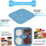 *Silicone Dog Lick Mat - Slow Feeder, Anxiety Relief, Pet Feeding Pad, Dishwasher Safe