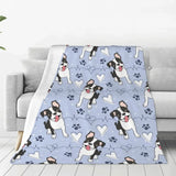 *Wrap Yourself in Love with the Super Soft Boston Terrier Flannel Throw Blanket! 🐾❤️ - Cozy Dog Lover Gift, Cute Terrier Design