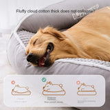 *Dog & Cat Sofa Thick Plush Pet Bed Removable Washable - Luxury Pet Bed, Orthopedic, Easy Clean