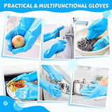 *Versatile Pet Grooming Bathing Gloves – 2-in-1 Silicone Scrubber and Massager