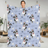 *Wrap Yourself in Love with the Super Soft Boston Terrier Flannel Throw Blanket! 🐾❤️ - Cozy Dog Lover Gift, Cute Terrier Design