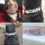 Bling Rhinestone Crystal Dog Collars. - Shopsunshineblossoms